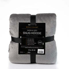 Royal Comfort Snug Hoodie - Grey-1951134893165645828