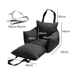 PaWz Dog Car Seat Booster Belt Black-1954802576029519874