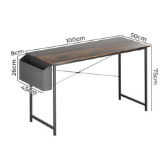 Levede Computer Desk Study Table Storage 100cm-1954802382974095362