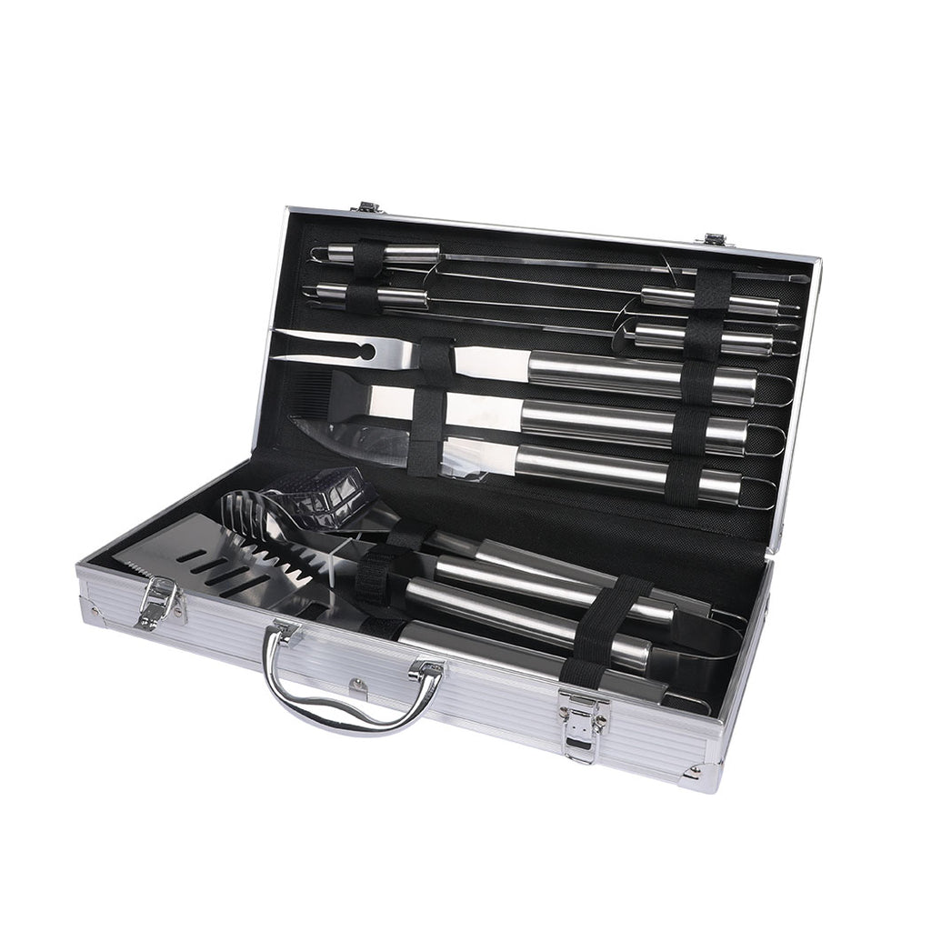 Moyasu 10Pcs BBQ Tool Set Stainless-1954802905647288320