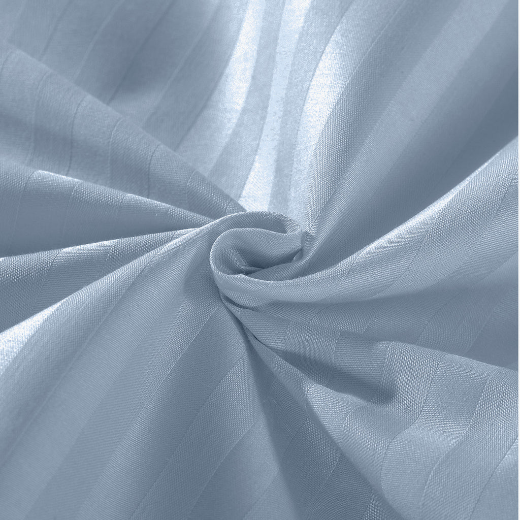 KENSINGTON 1200TC COTTON SHEET SET IN STRIPE-DOUBLE - CHAMBRAY(BLUE)-1951134850039812103