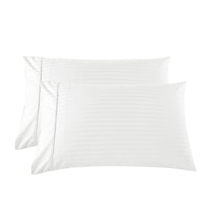 KENSINGTON 1200TC COTTON SHEET SET IN STRIPE-QUEEN - WHITE-1951134850245332998