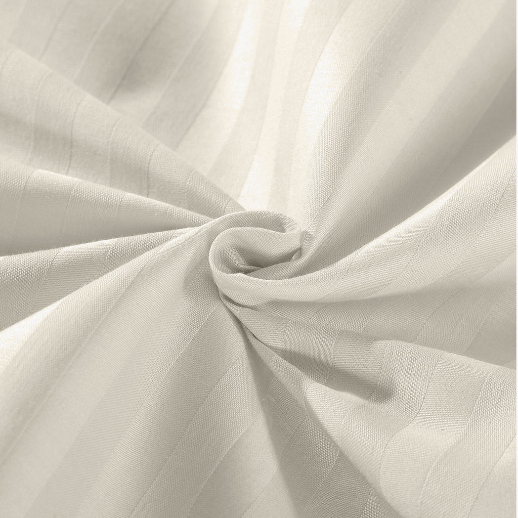 KENSINGTON 1200TC COTTON SHEET SET IN STRIPE-KING - SAND-1951134851184857095