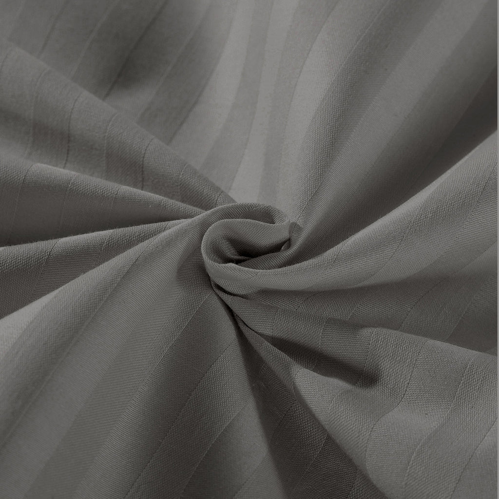KENSINGTON 1200TC COTTON SHEET SET IN STRIPE-KING - CHARCOAL-1951134851558150151