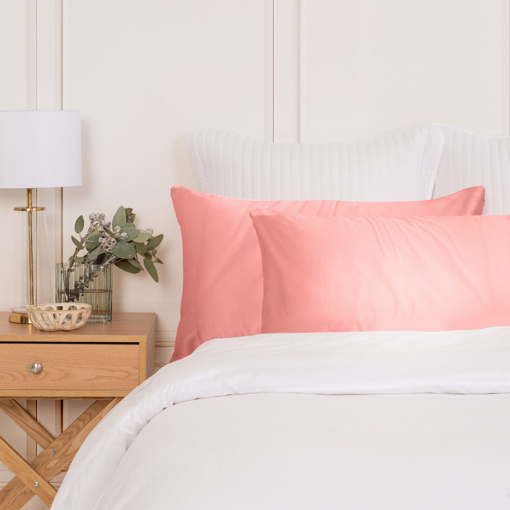 MULBERRY SILK PILLOW CASE TWIN PACK - SIZE: 51X76CM - BLUSH-1951134813234794497
