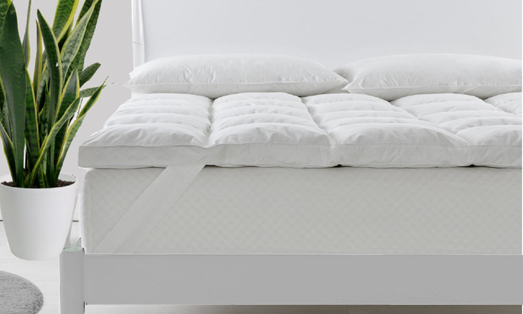 Royal Comfort Duck Feather and Down Mattress Toppers / 1800GSM - Queen-1951134811791953920