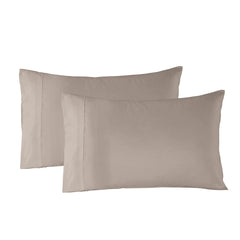 Royal Comfort Blended Bamboo Quilt Cover Sets -Warm Grey-Double-1951134819102625796