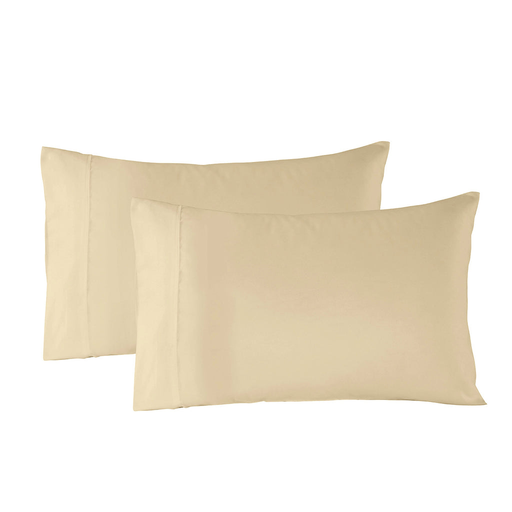 Royal Comfort Blended Bamboo Quilt Cover Sets -Dark Ivory-Queen-1951134819475918852