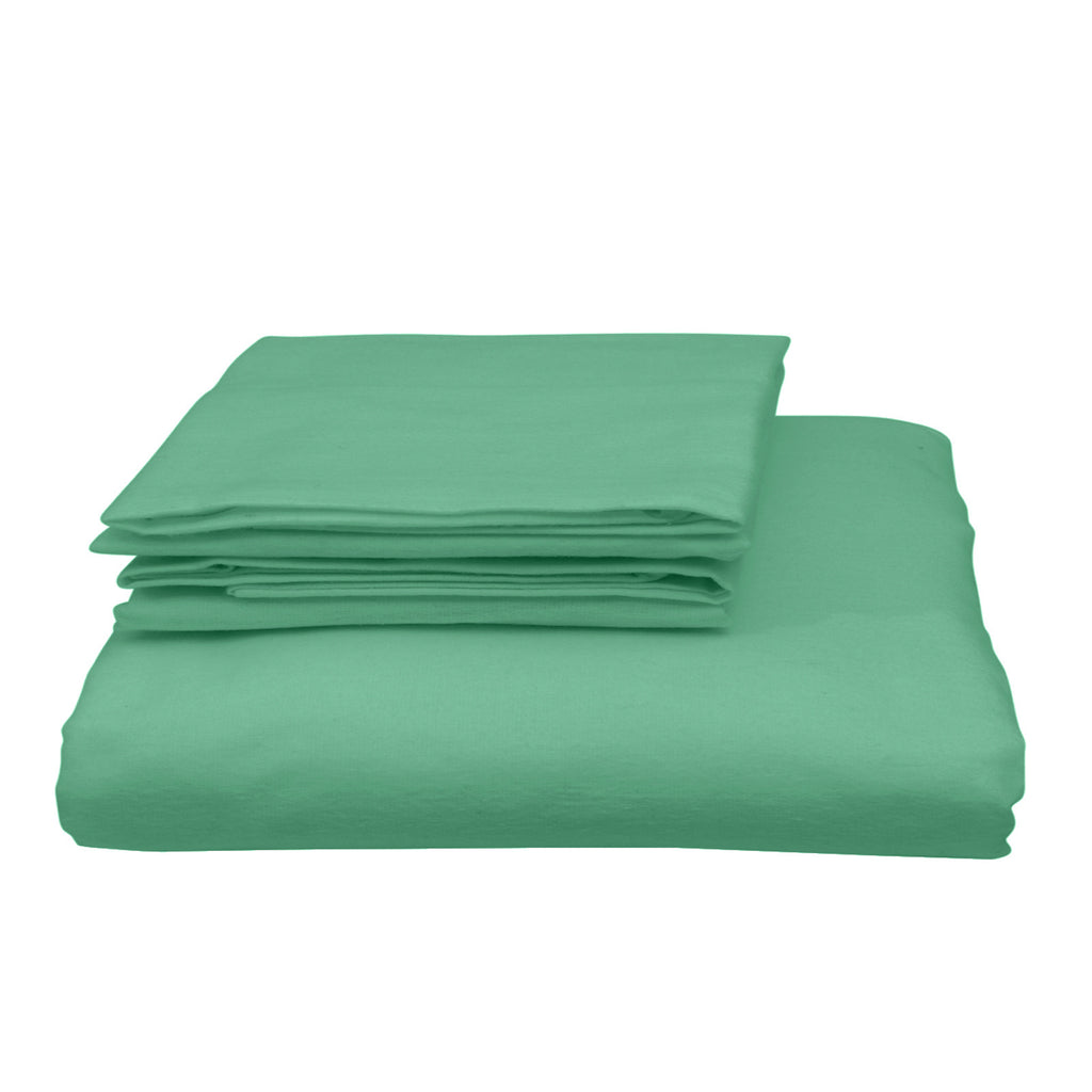 Royal Comfort Blended Bamboo Quilt Cover Set - King - Green Mist-1951134820956508162