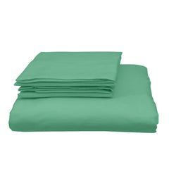 Royal Comfort Blended Bamboo Quilt Cover Set - King - Green Mist-1951134820956508162