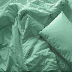 Royal Comfort Blended Bamboo Quilt Cover Set - King - Green Mist-1951134820956508163