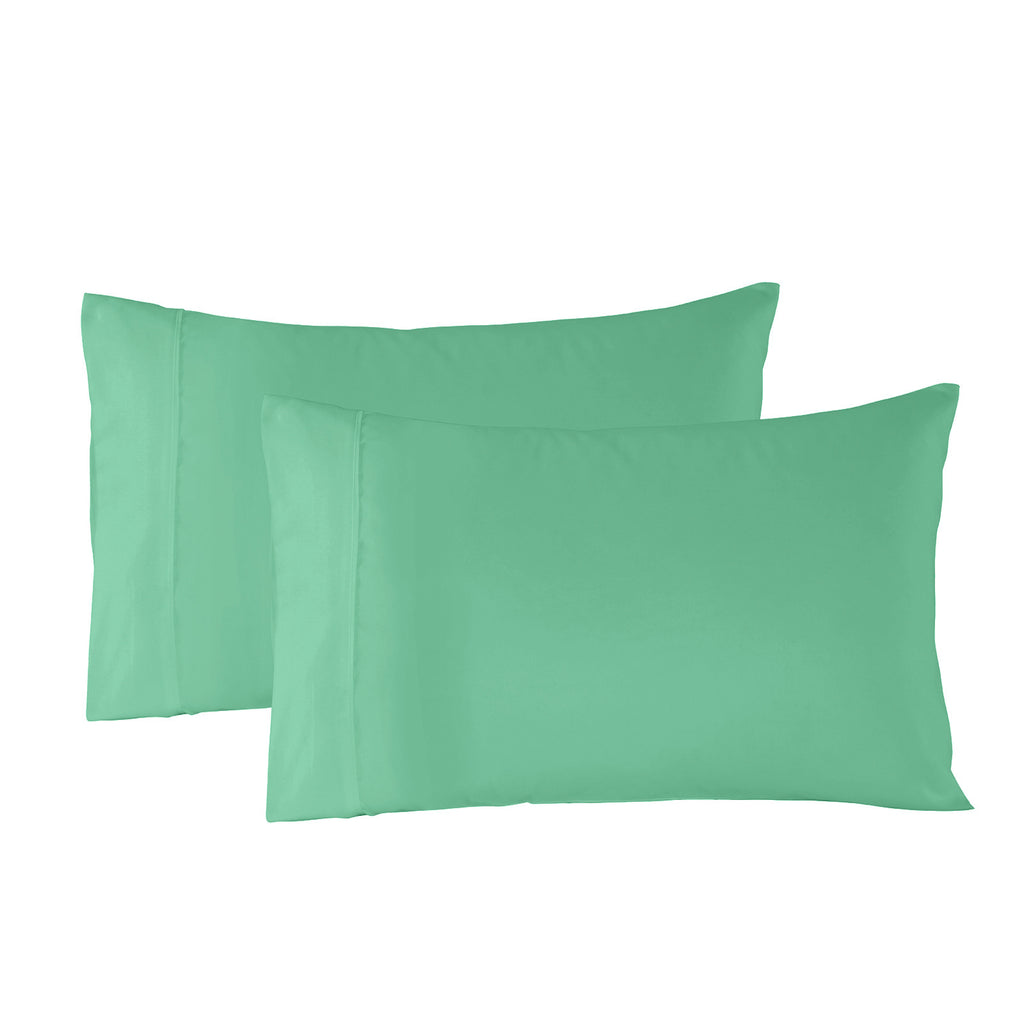 Royal Comfort Blended Bamboo Quilt Cover Set - King - Green Mist-1951134820956508164