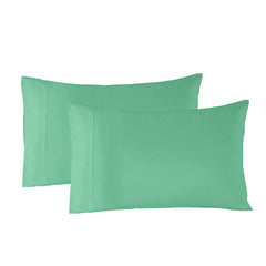 Royal Comfort Blended Bamboo Quilt Cover Set - King - Green Mist-1951134820956508164