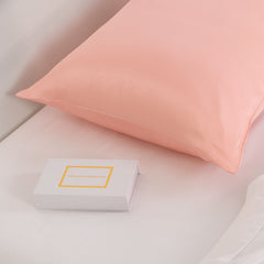 Pure Silk Pillow Case by Royal Comfort-Blush-1951134814153347074