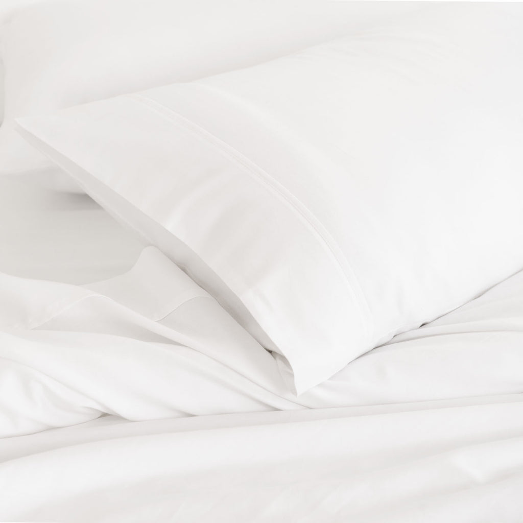Royal Comfort - Balmain 1000TC Bamboo cotton Sheet Sets (King) - White-1951134853571416069