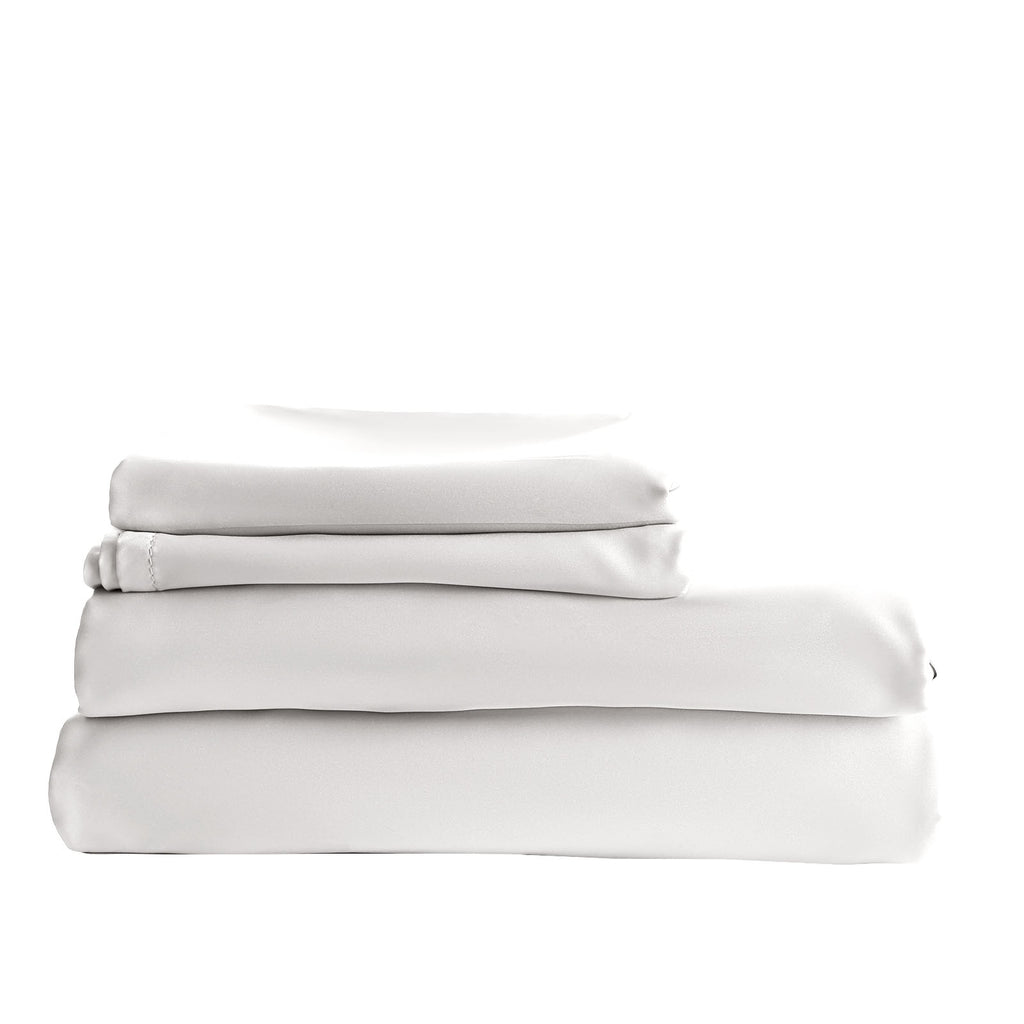 Royal Comfort - Balmain 1000TC Bamboo cotton Quilt Cover Sets (Queen) - White-1951134823074631686