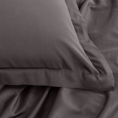 Royal Comfort - Balmain 1000TC Bamboo cotton Quilt Cover Sets (Queen) - Pewter-1951134823263375364