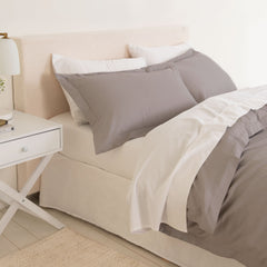 Royal Comfort - Balmain 1000TC Bamboo cotton Quilt Cover Sets (King) - Dove-1951134824400031745