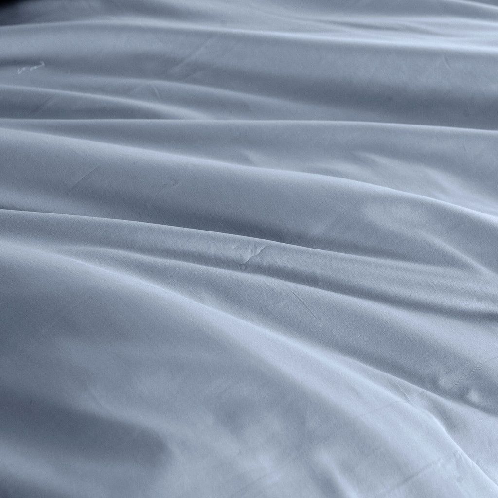 Royal Comfort - Balmain 1000TC Bamboo cotton Quilt Cover Sets (King) - Blue Fog-1951134824609746947