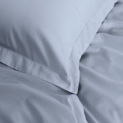 Royal Comfort - Balmain 1000TC Bamboo cotton Quilt Cover Sets (King) - Blue Fog-1951134824609746948