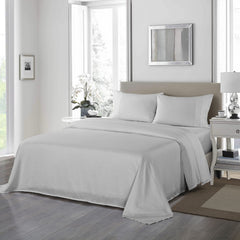 Royal Comfort 1200TC Ultrasoft 4 Piece Sheet Set - Queen - Silver-1951134858197733376