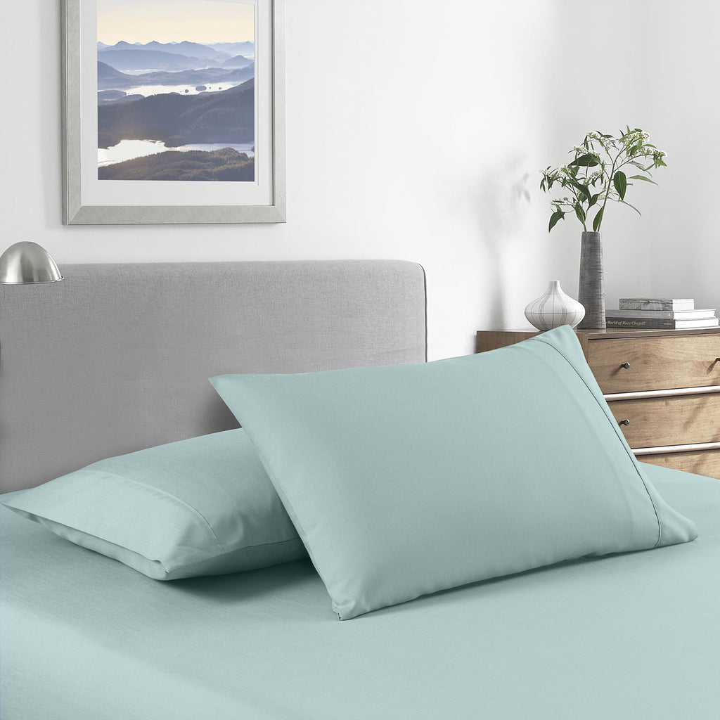 Royal Comfort Bamboo Cooling 2000TC Sheet Set - Queen-Frost-1951134860773036033