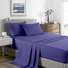 Royal Comfort Bamboo Cooling 2000TC Sheet Set - Queen-Royal Blue-1951134861628674048