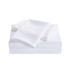 Royal Comfort Bamboo Cooling 2000TC Sheet Set - King-White-1951134861800640514