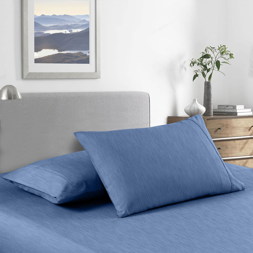 Royal Comfort Bamboo Cooling 2000TC Sheet Set - King-Denim-1951134862136184833