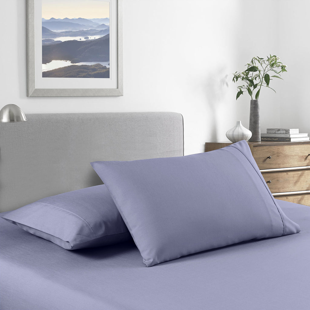 Royal Comfort Bamboo Cooling 2000TC Sheet Set - Single-Lilac Grey-1951134864120090625