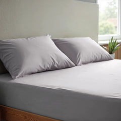 Royal Comfort 1500TC Cotton Rich Fitted sheet 3 PC Set Double-Indigo-1951134869878870019