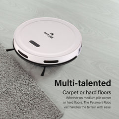 MyGenie Smart Robotic Vacuum Cleaner - White-1951134808264544257