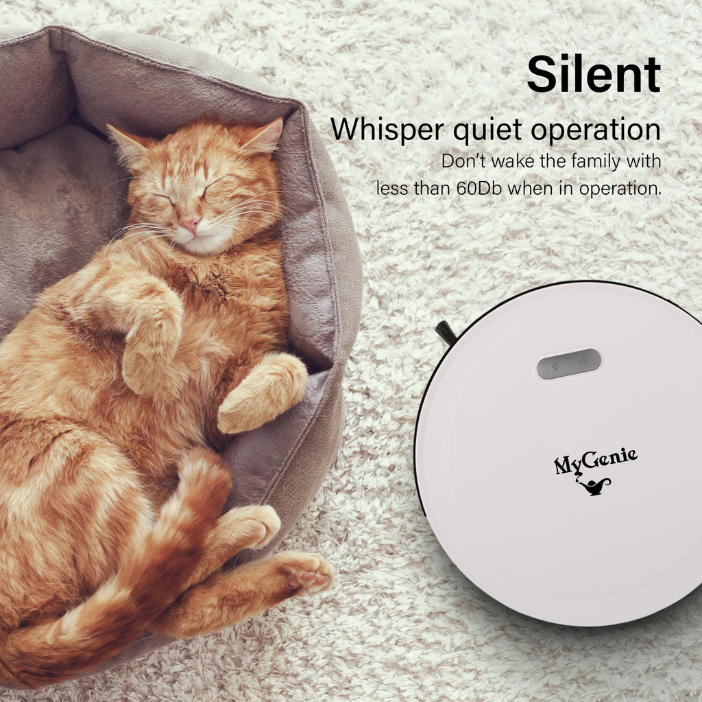 MyGenie Smart Robotic Vacuum Cleaner - White-1951134808264544259