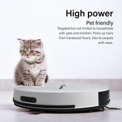 MyGenie Smart Robotic Vacuum Cleaner - White-1951134808264544260