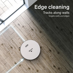 MyGenie Smart Robotic Vacuum Cleaner - White-1951134808264544263