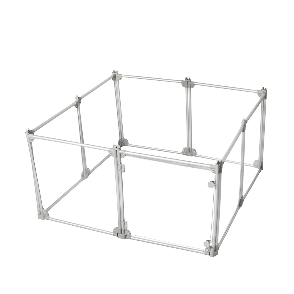 Pawz Pet Playpen Transparent Acrylic Clear Folding Dog Fence Kennel 8 Panel-1954802350375964673