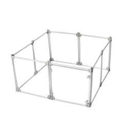 Pawz Pet Playpen Transparent Acrylic Clear Folding Dog Fence Kennel 8 Panel-1954802350375964673