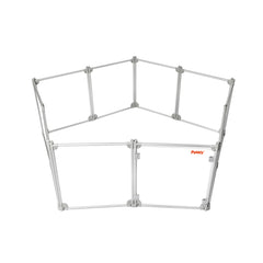 Pawz Pet Playpen Transparent Acrylic Clear Folding Dog Fence Kennel 10 Panel-1954802350732480513