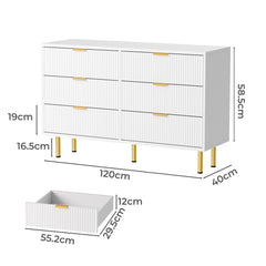 Levede Chest of 6 Drawers-1954802408722927618