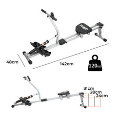 Centra Hydraulic Rowing Machine 12 Levels-1954802604055859202