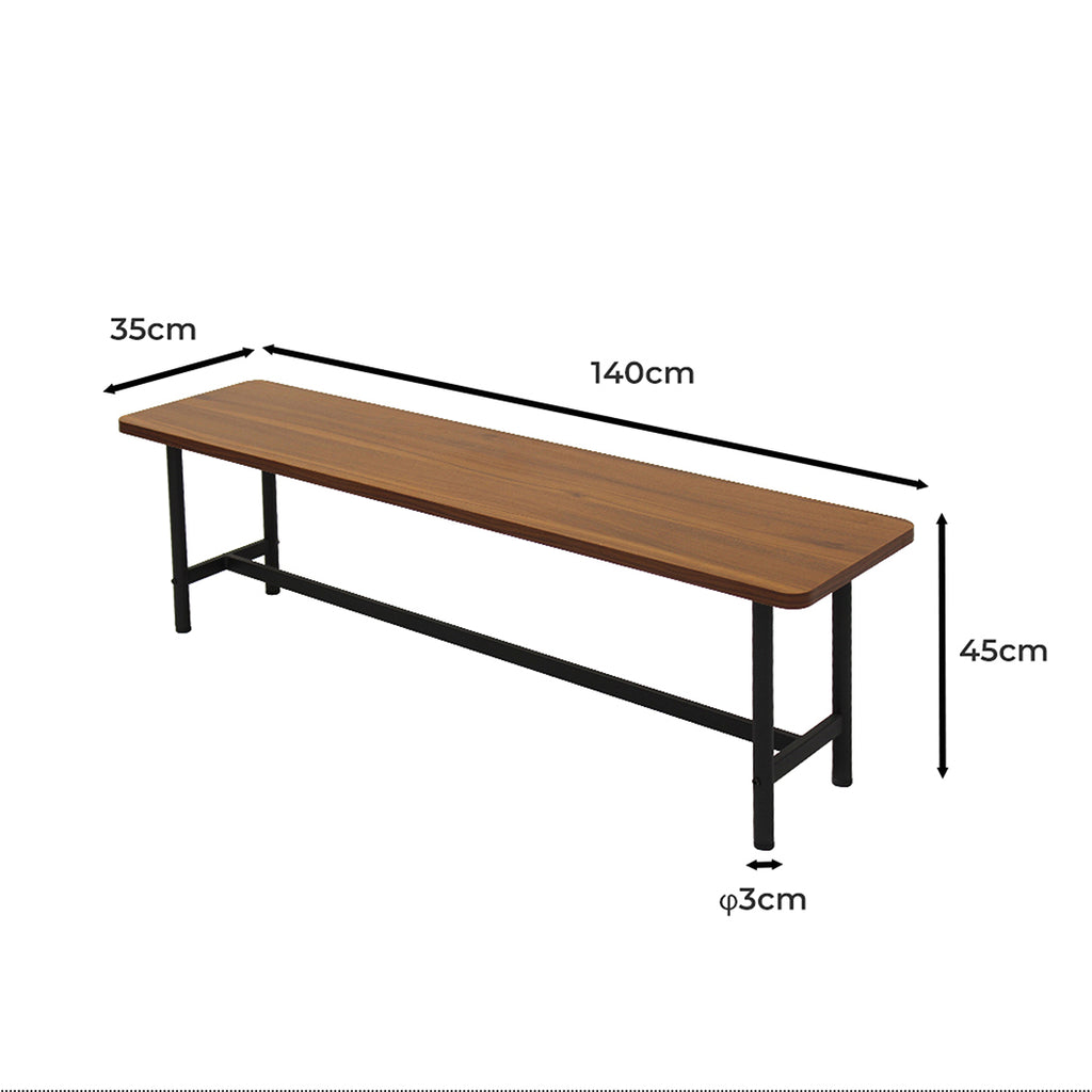 Levede 1XDining Chairs Bench Chair 2-3 Seater140cm-1954802998056194050