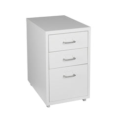 Levede 3 Drawer Office Drawers Cabinet White-1954802724554018817