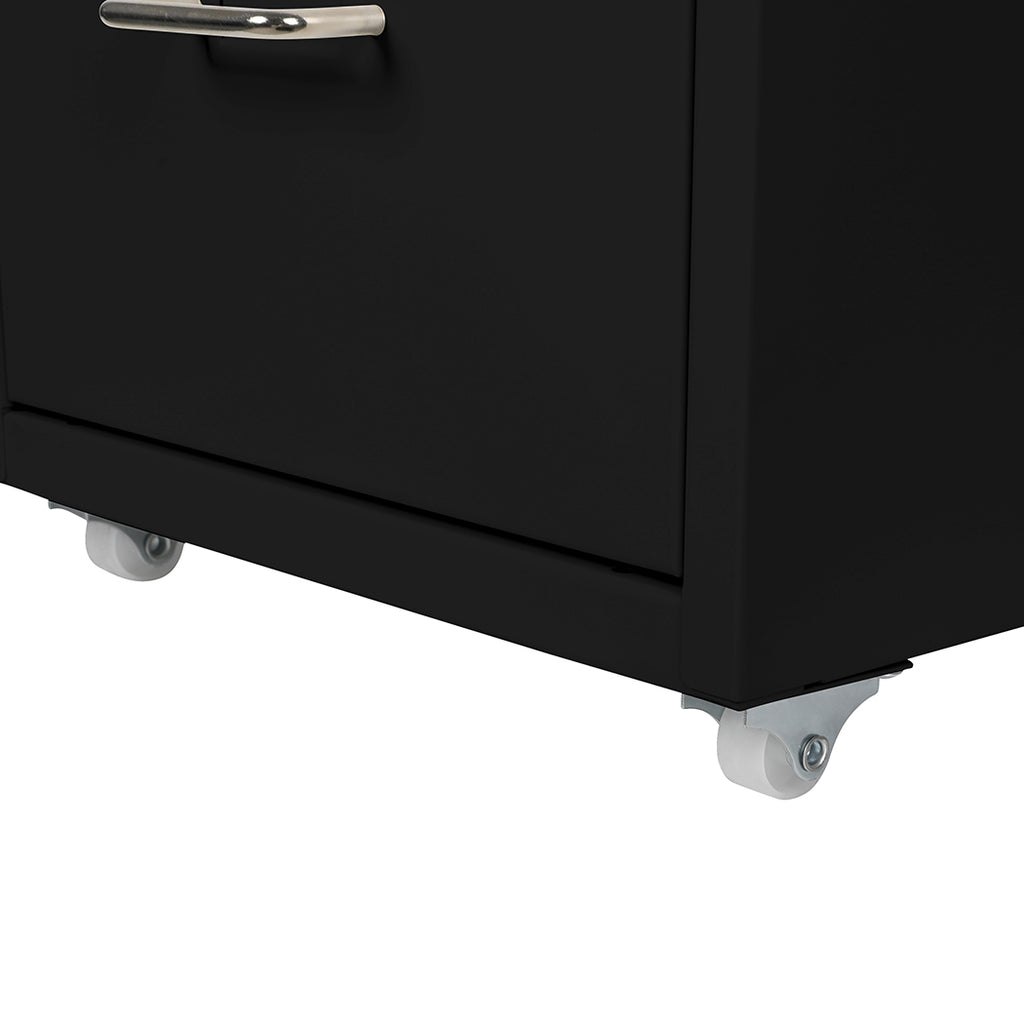 Levede 4 Drawer Office Drawers Cabinet Black-1954802724730179588