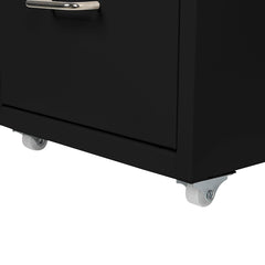 Levede 4 Drawer Office Drawers Cabinet Black-1954802724730179588