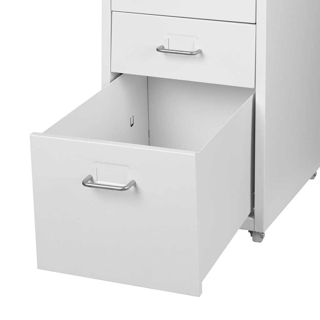 Levede 3 Drawer Office Drawers Cabinet White-1954802724554018821