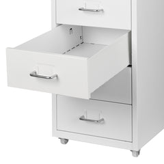 Levede 6 Drawer Office Cabinet Drawers White-1954802725782949893
