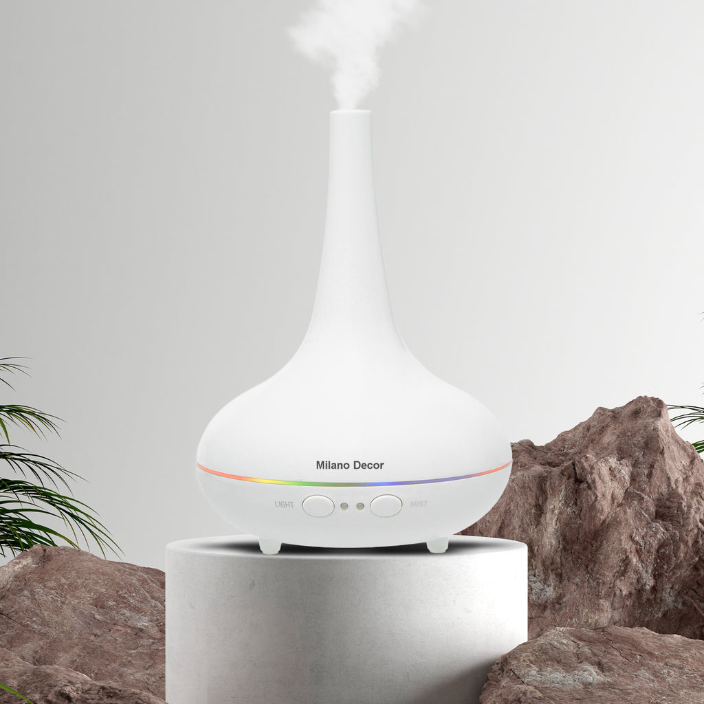 Milano Decor Ultrasonic Aroma Diffuser - White color:-1951134805471137792