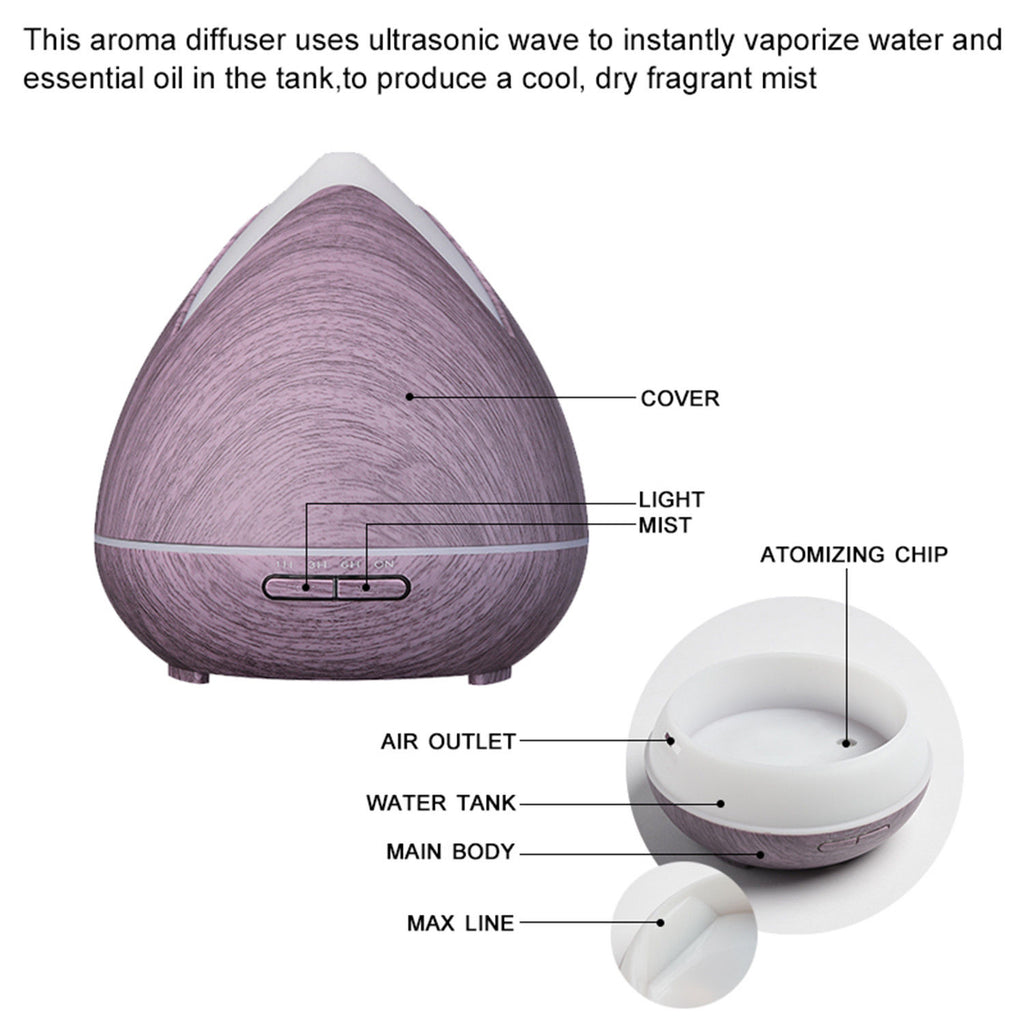 PureSpa Ultrasonic Diffuser  - Violet-1951134806368718850