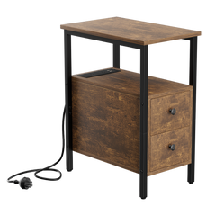 Levede Side Table Narrow Coffee End Table-1963748909352357896