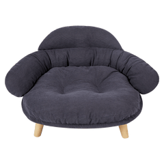 Pawz Elevated Pet Dog Cat Sofa Bed Couch L Size Grey-1954802452956057608